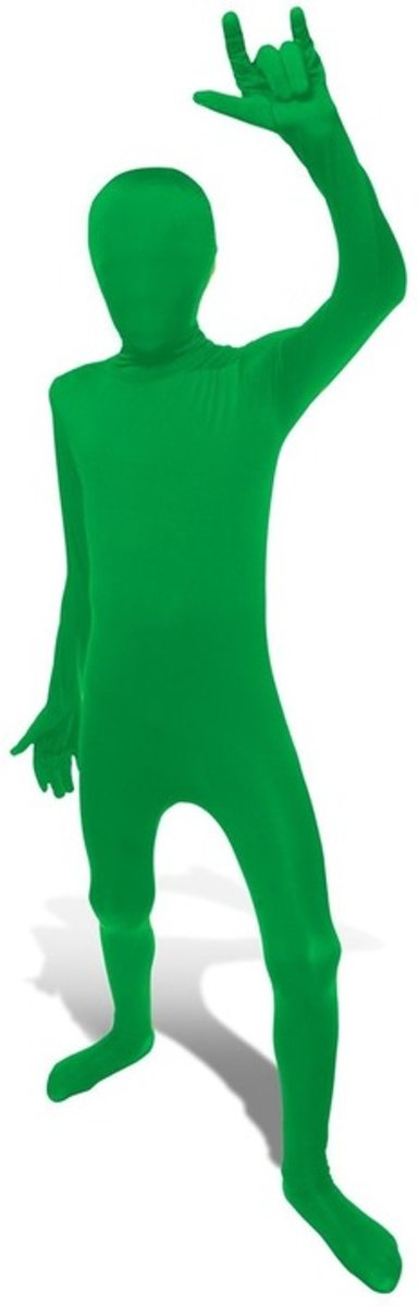 Groene morphsuit voor kinderen 10-12 jaar (152)