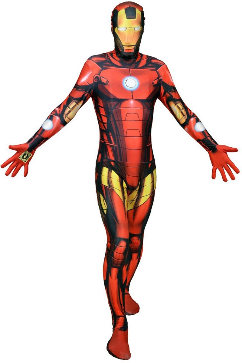 Iron Man Zapper Morphsuits  - Verkleedkleding - 164cm/176cm