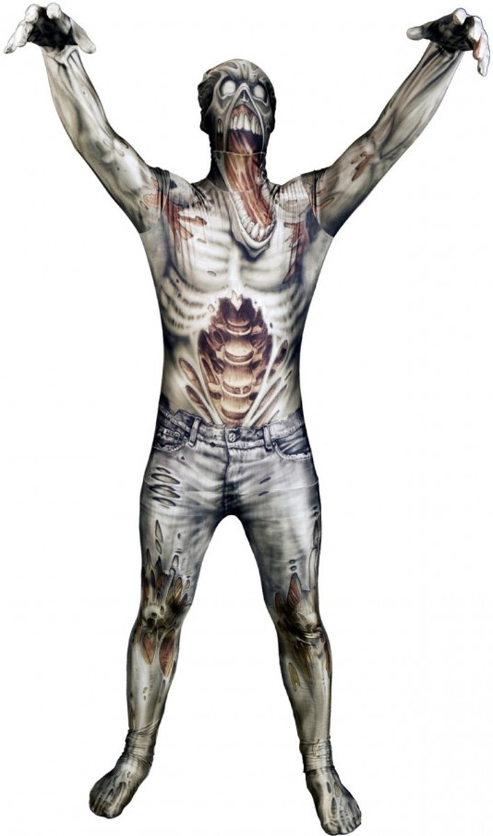  ™ Monster: Zombie Kids - SecondSkin - Verkleedkleding - 120/138 cm