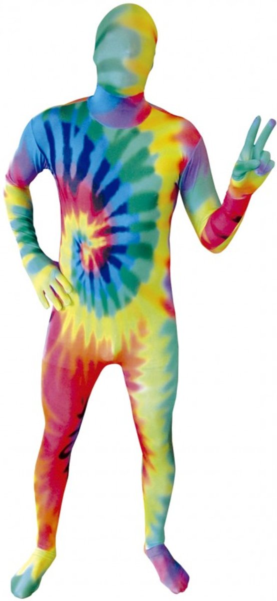  ™ Tie Dye Morphsuit - SecondSkin - Verkleedkleding - 150/162