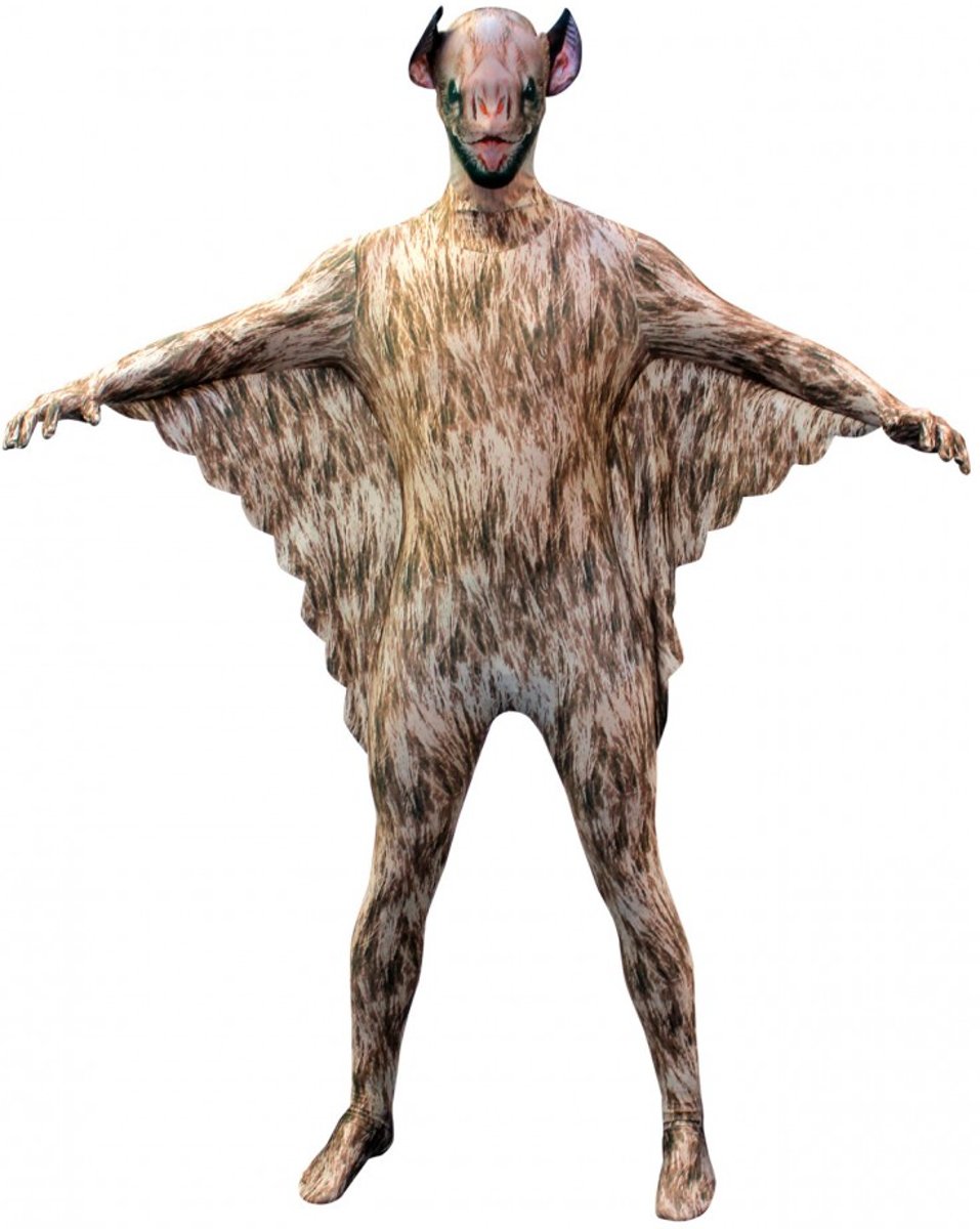 Morphsuits™ Vampire Bat Morphsuit - SecondSkin - Verkleedkleding - 152/160 cm