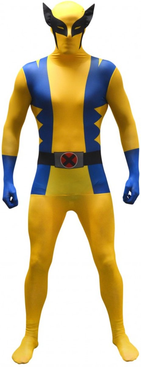 Morphsuits™ Wolverine Value Morphsuit - SecondSkin - Verkleedkleding - 150/162 cm