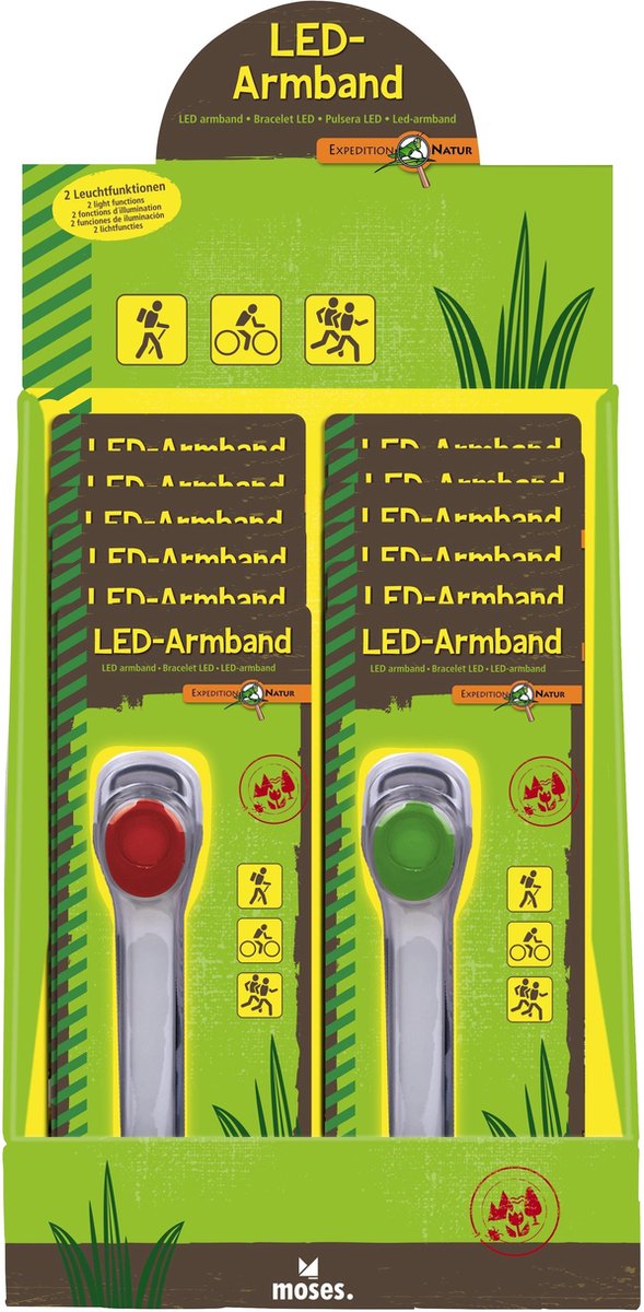 Moses Expeditie Natuur LED armband 2 assorti