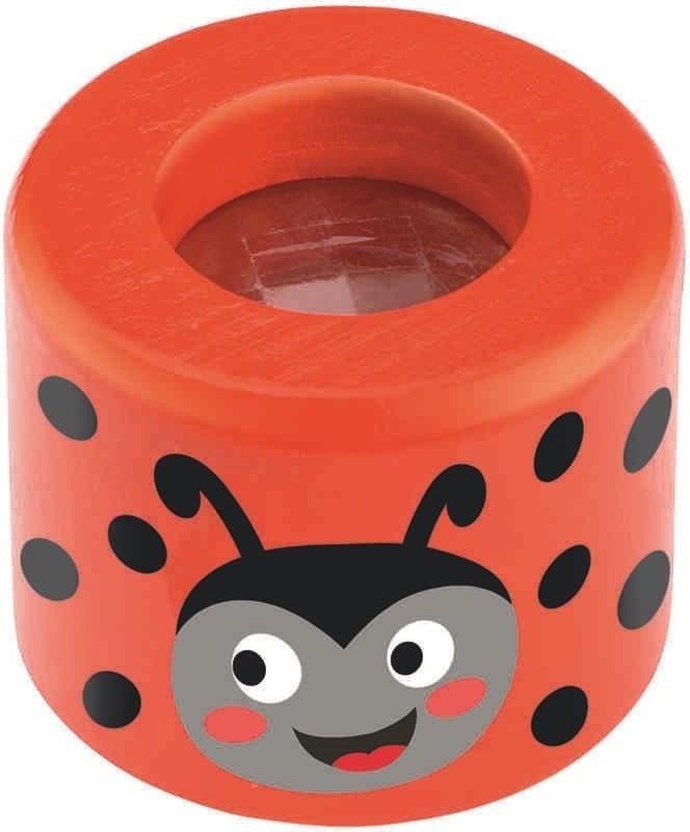 Moses Insectenkijker Prisma Junior 4.8 Cm X 3,8 Cm Hout Rood