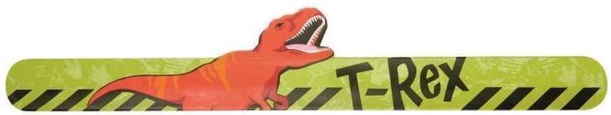 Moses Klaparmband T-rex 33 X 5,7 Cm Groen