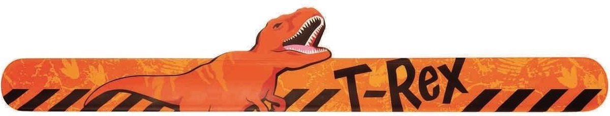 Moses Klaparmband T-rex 33 X 5,7 Cm Oranje