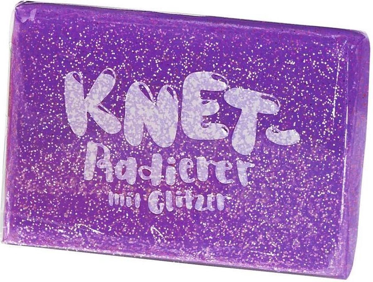 Moses Kneedgum Glitter Junior 6 X 4 Cm Polymeer Paars