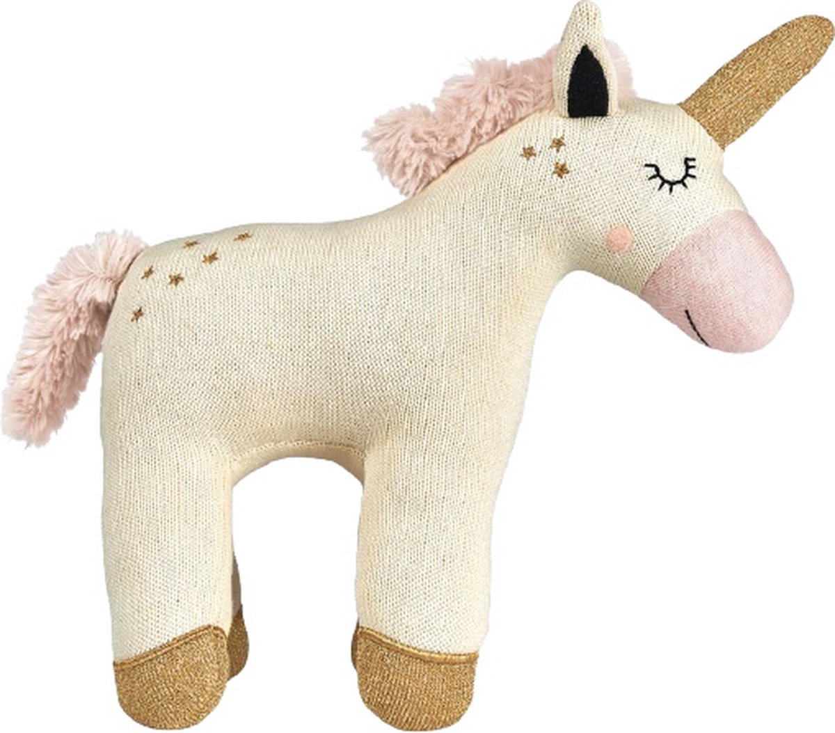 Moses Knuffel Eenhoorn Junior 29 Cm Katoen/polyester Beige