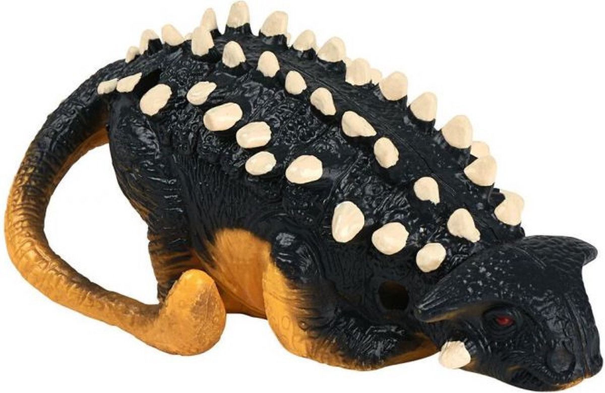 Moses Opwindfiguur Ankylosaurus Junior 13 X 11 Cm Zwart/geel