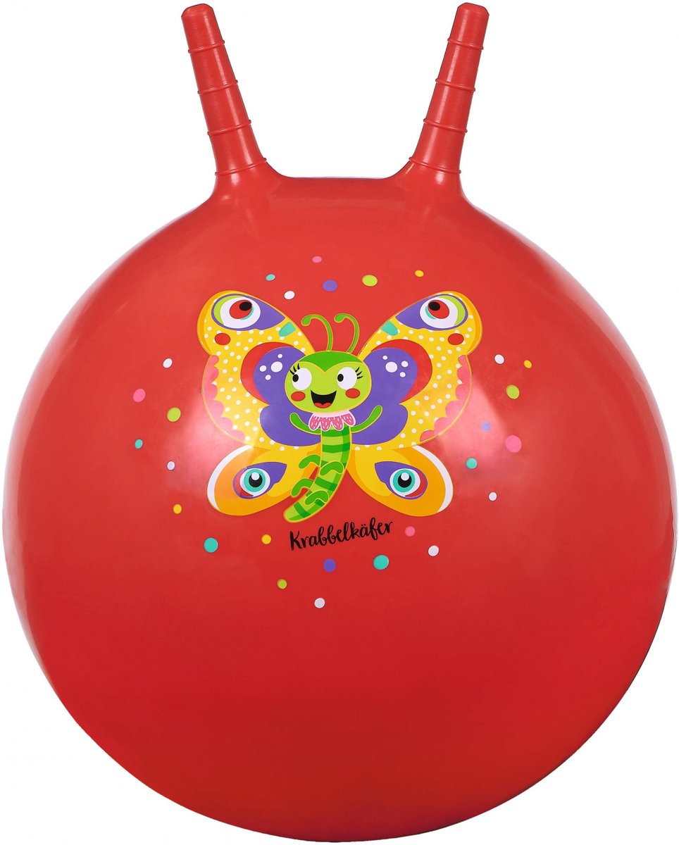 Moses Skippybal Krabbelkäfer Vlinder Junior 45 Cm Rood