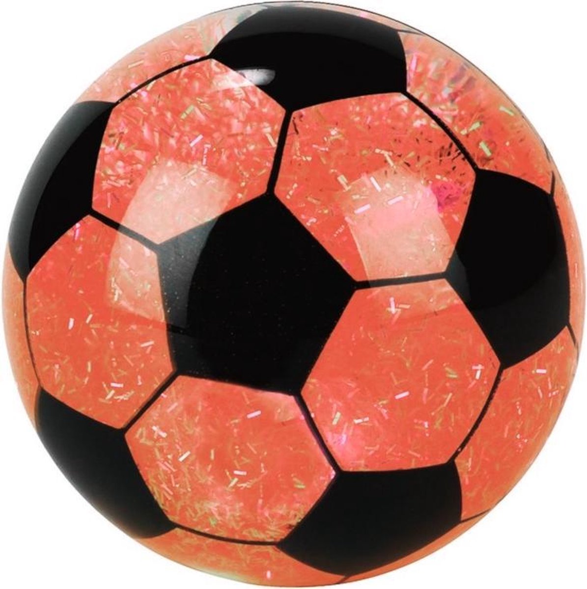 Moses Stuiterbal Met Licht Voetbal 6,5 Cm Rood