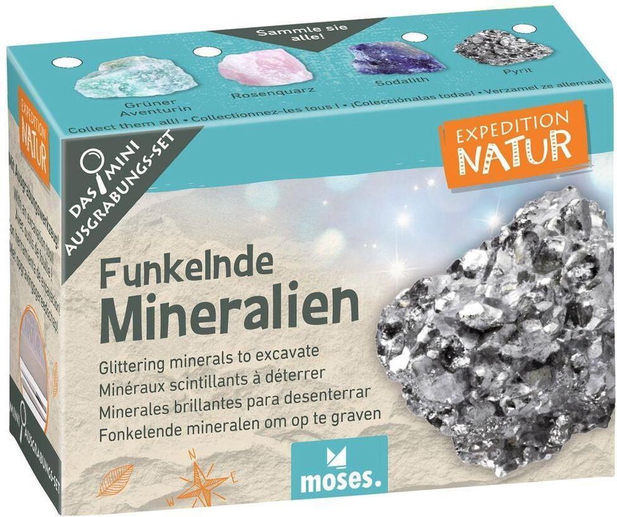 Moses Uithakset Expedition Natur Mineralen Junior 4-delig