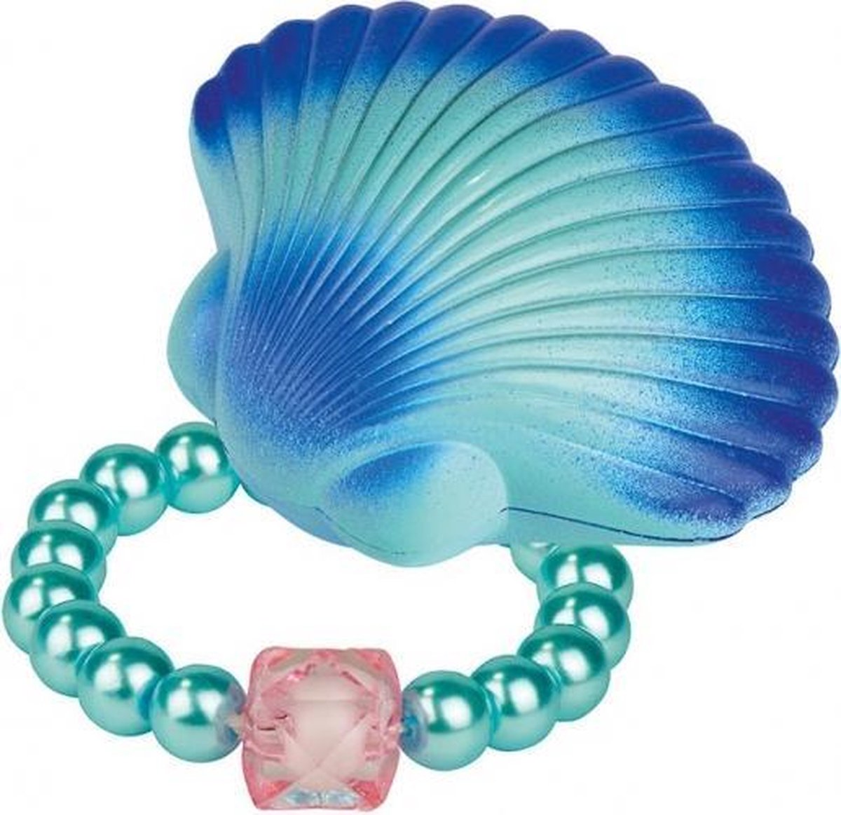 armband magische schelp blauw