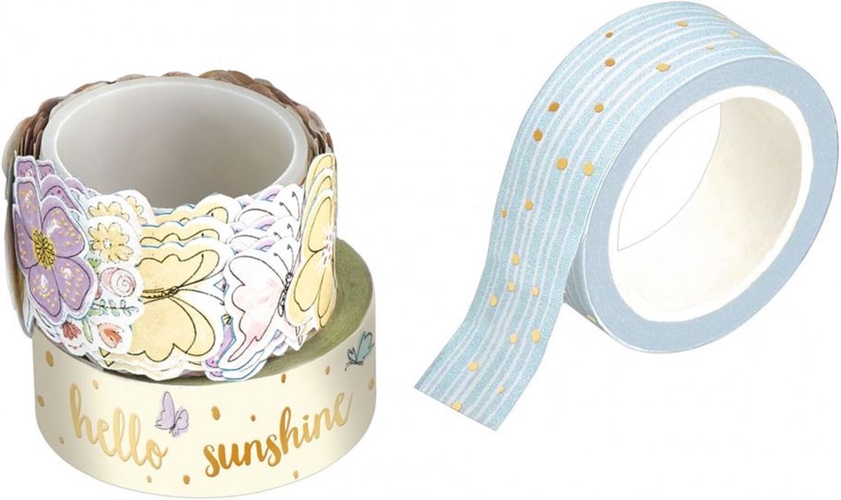 masking tape Voorjaar - decoratie washi papier tape en stickers 1.5 x 5 m