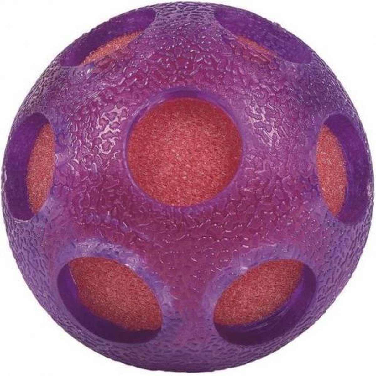 waterbal Bont junior 7 cm foam paars/oranje