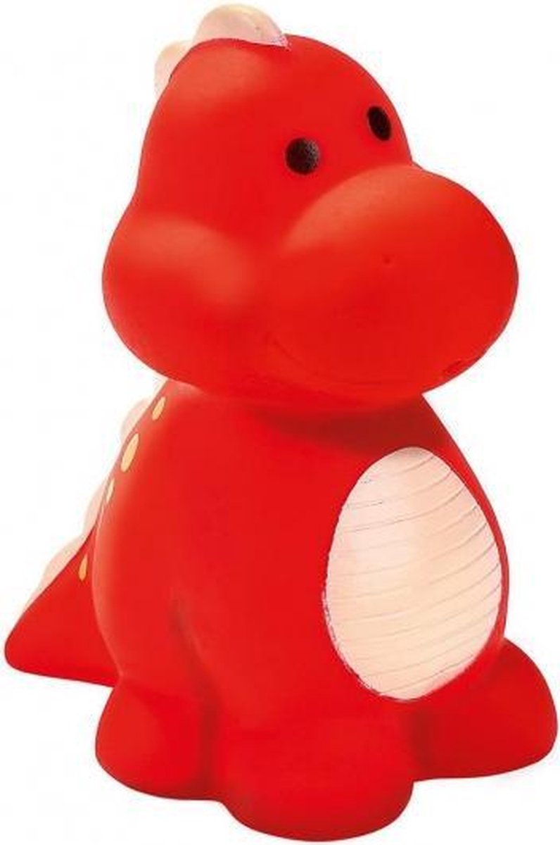 waterspuitende dino rood