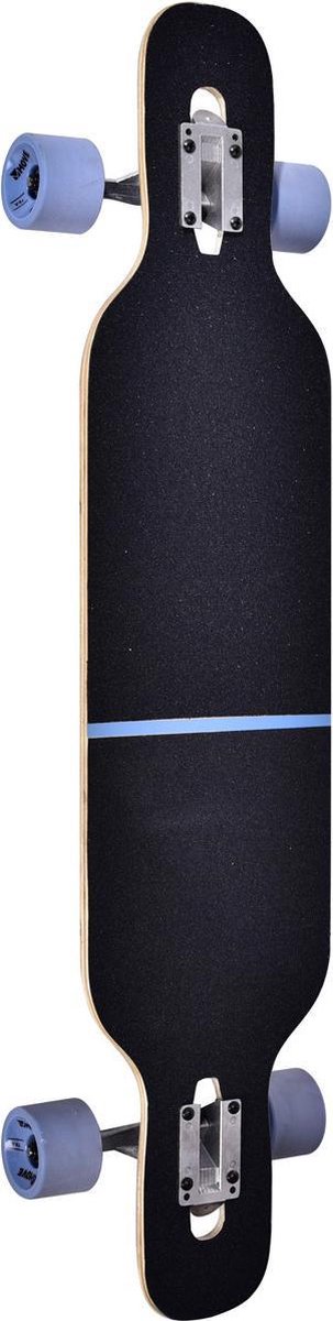 Move Longboard Long Rider 99 Cm Hout Zwart/blauw