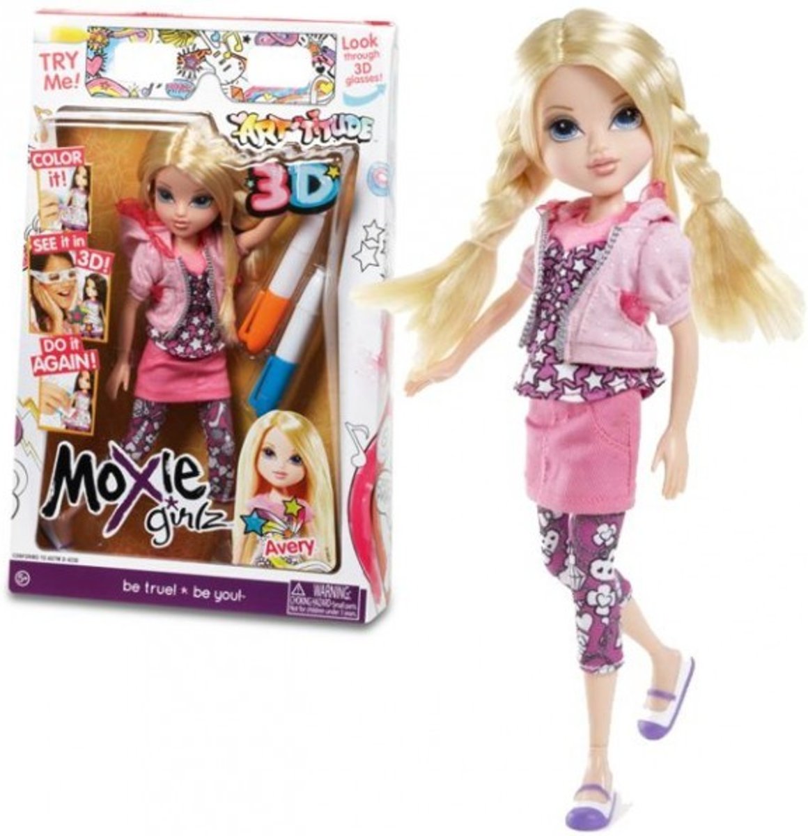 Moxie Girlz Art-titude Avery pop met accessoires