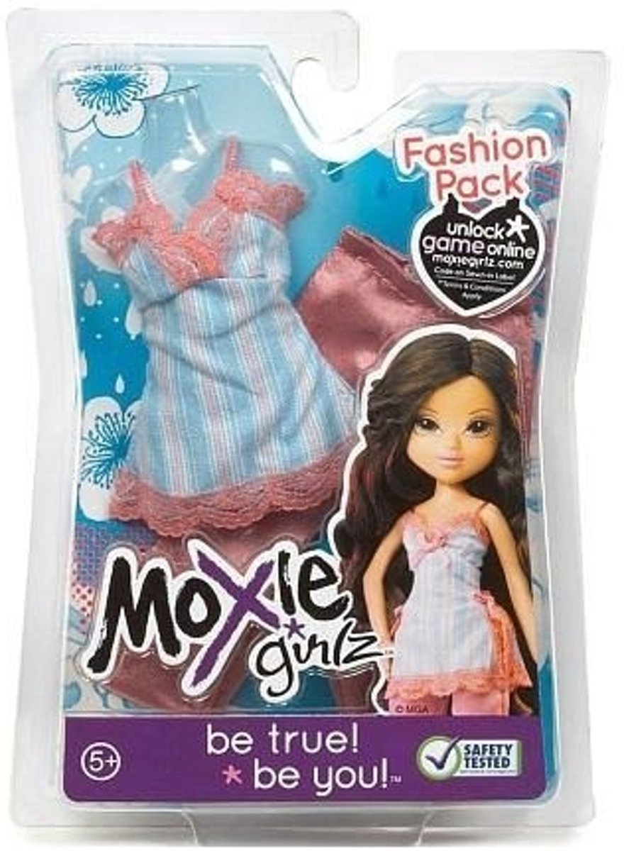 Moxie Girlz Fashion Pack Babydoll blauw roze