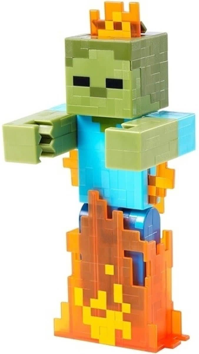 Minecraft Action Figure: Zombie in Flames