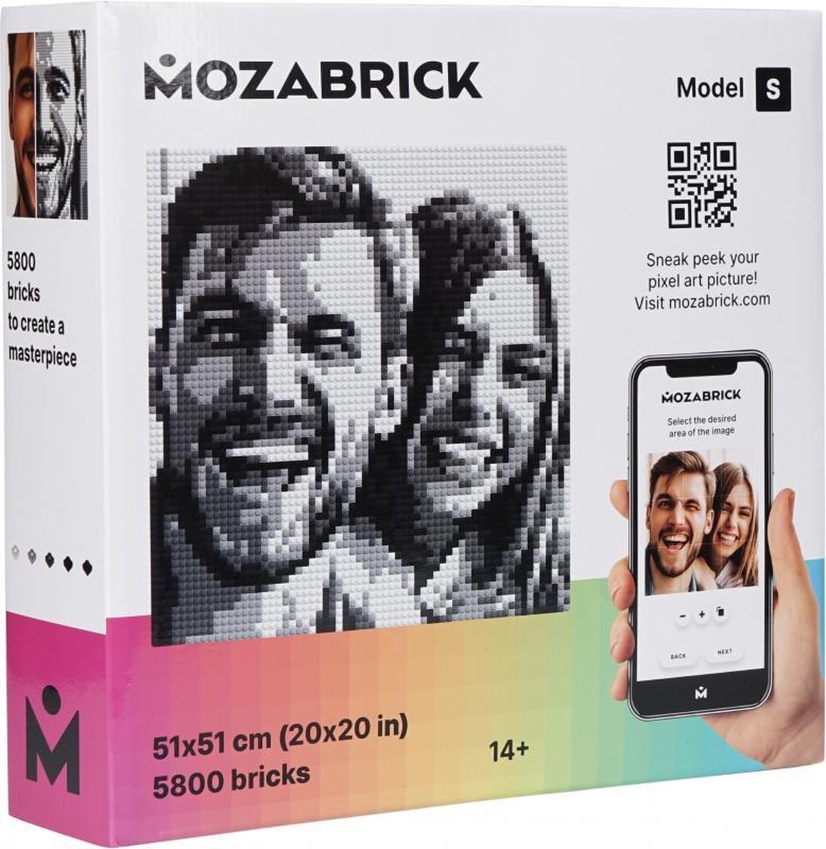 Mozabrick - Puzzel - bouwsteentjes - mozabrick Set S - 5800 onderdelen