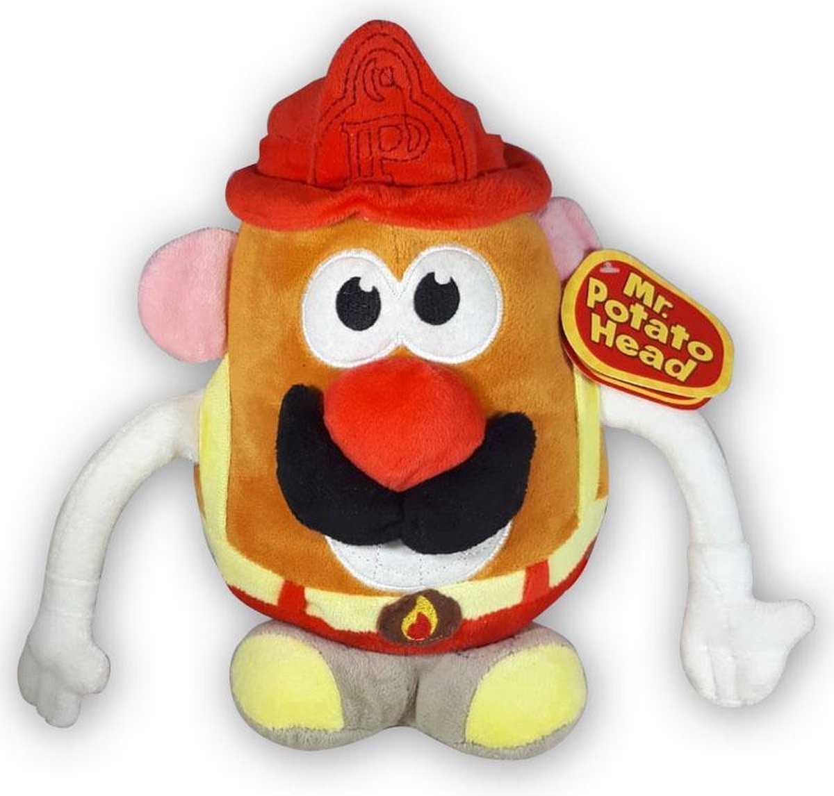 Pluche Mr. Potato Head Brandweer Knuffel 28 cm