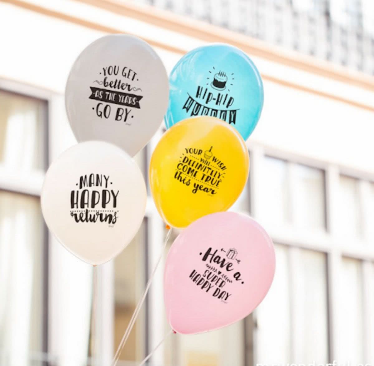 Mr-Wonderful - Ballonnen voor verjaardagen (10 stuks)