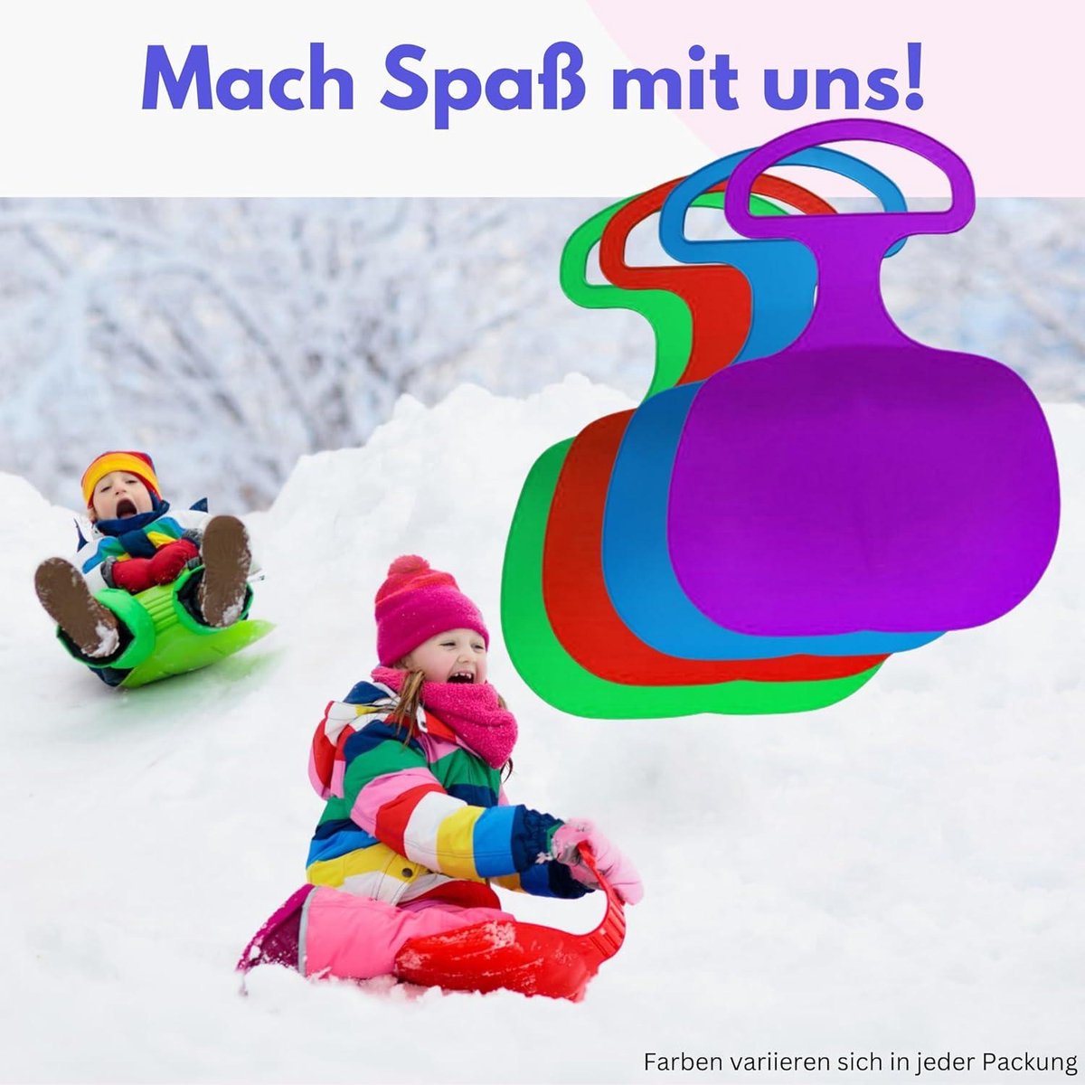   Premium Collection - Sneeuwschuiver slee - Sneeuw en ijs - 4 stuks