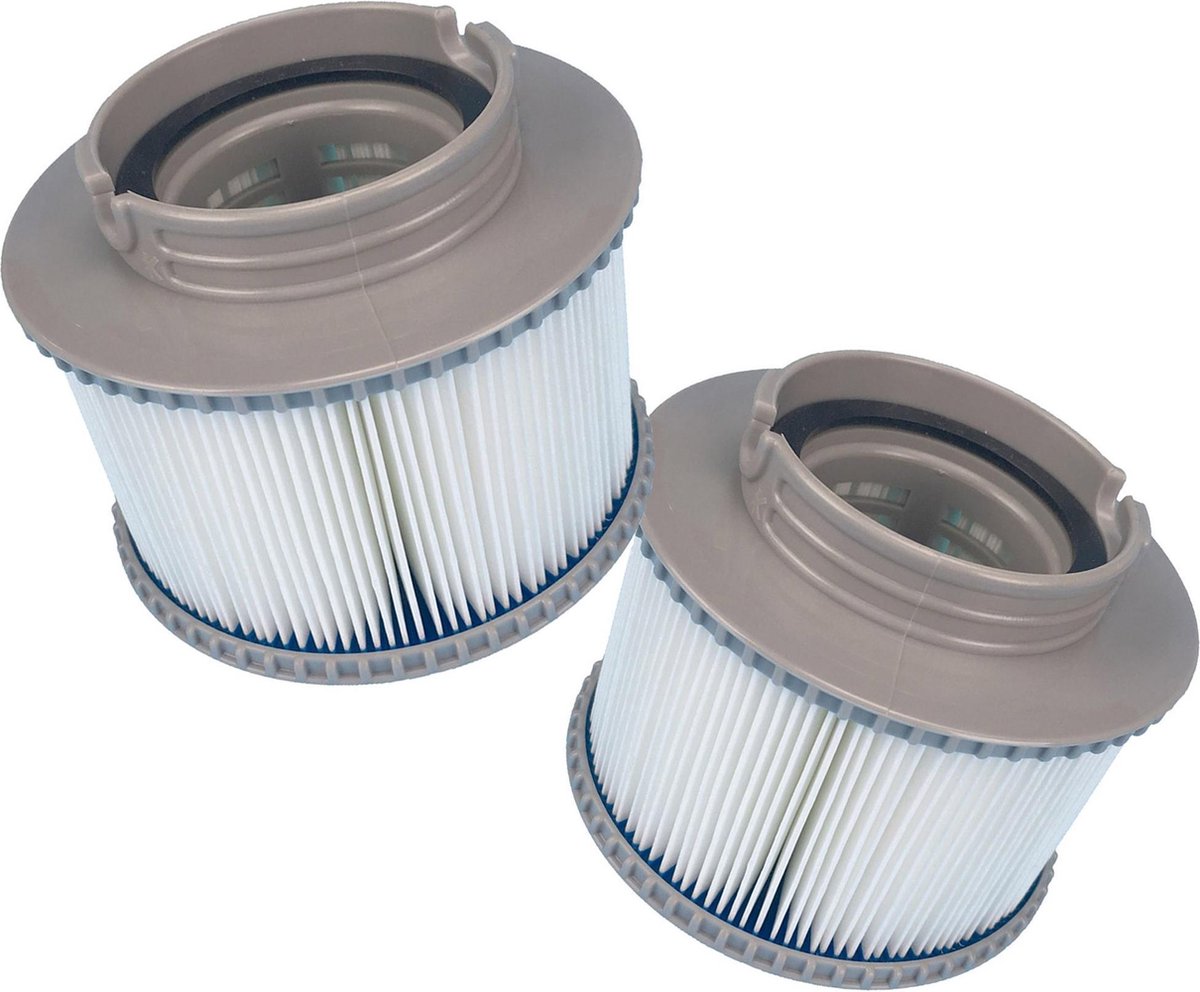 Set van twee Filters Cartridges voor MSPA Jacuzzi Onderhoud - LITE  2019 & Delight 2019/2020/2021