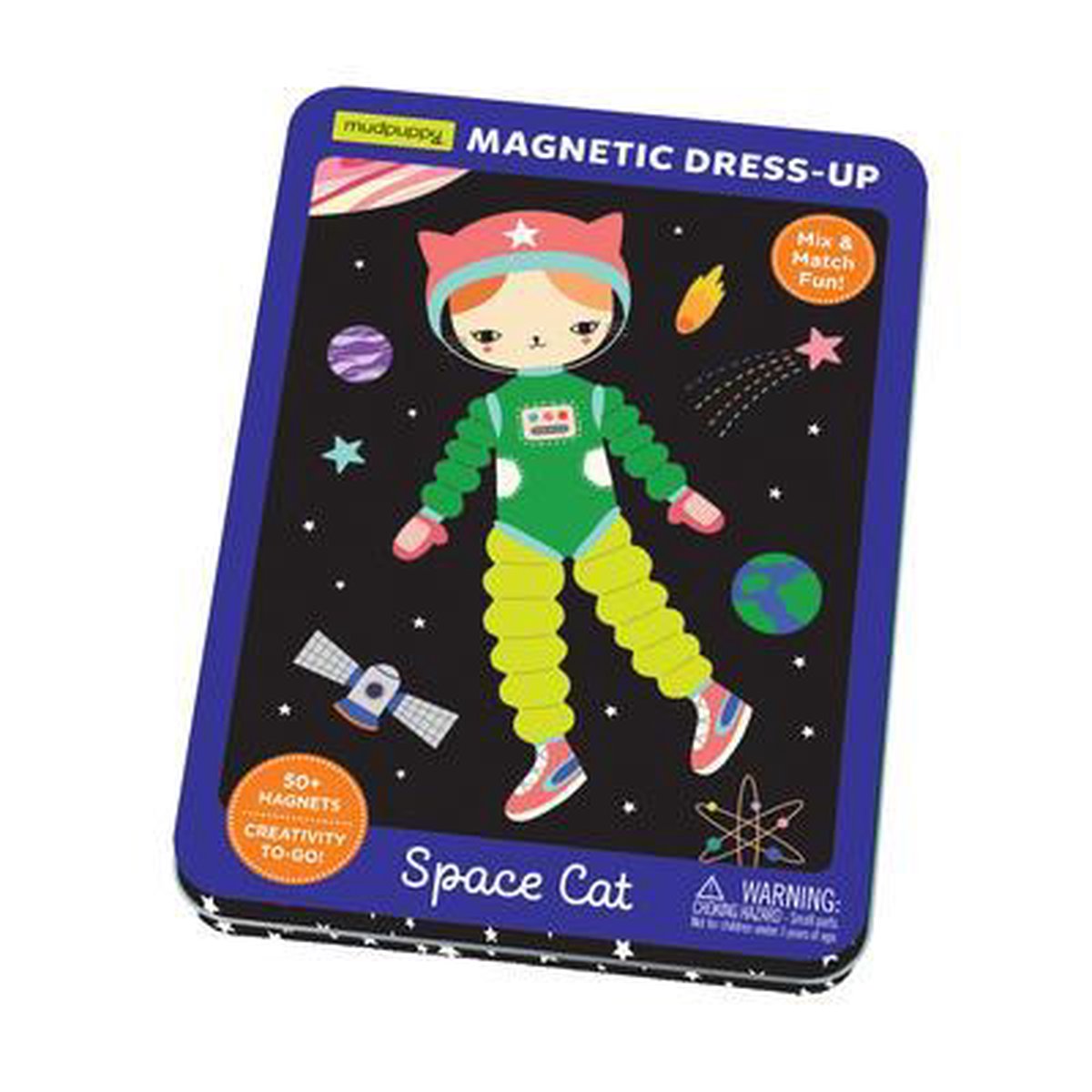 Mudpuppy Magnetic Tins/Space Cat