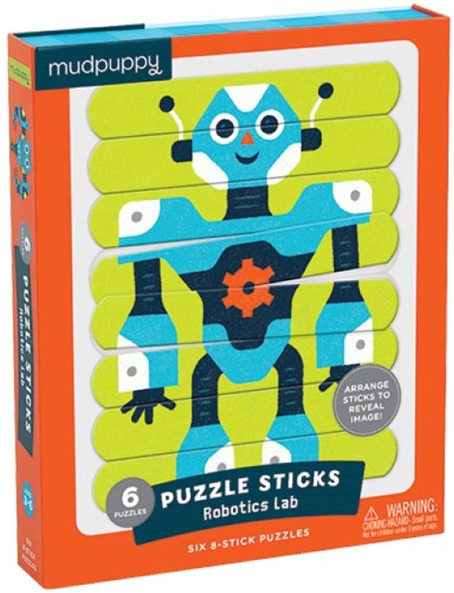 Mudpuppy Puzzel Sticks Robot