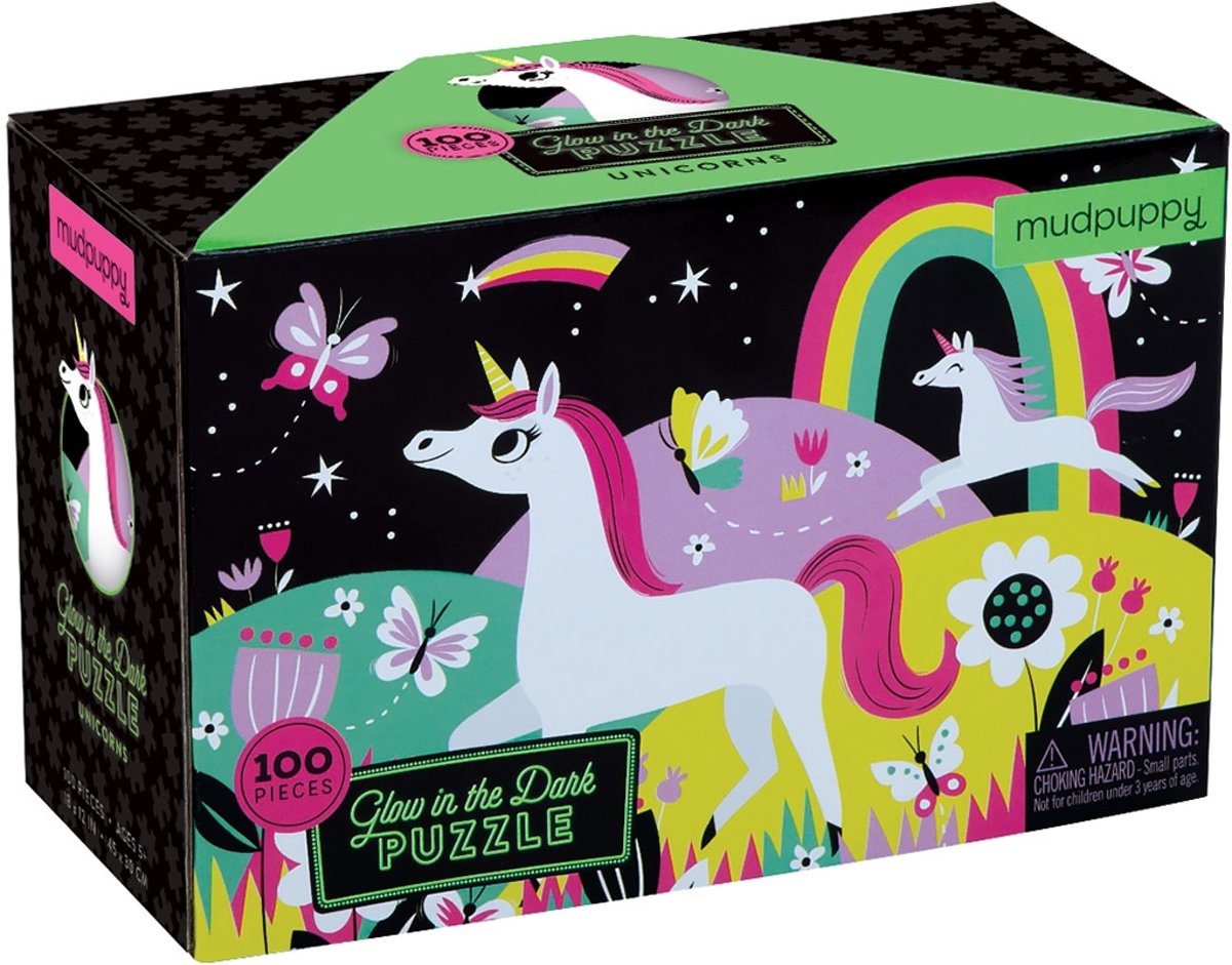 Puzzel Glow in the Dark Unicorns – 100st