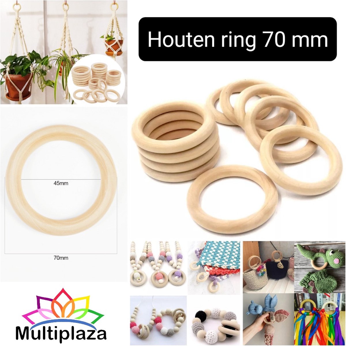 Houten bijt Ring 