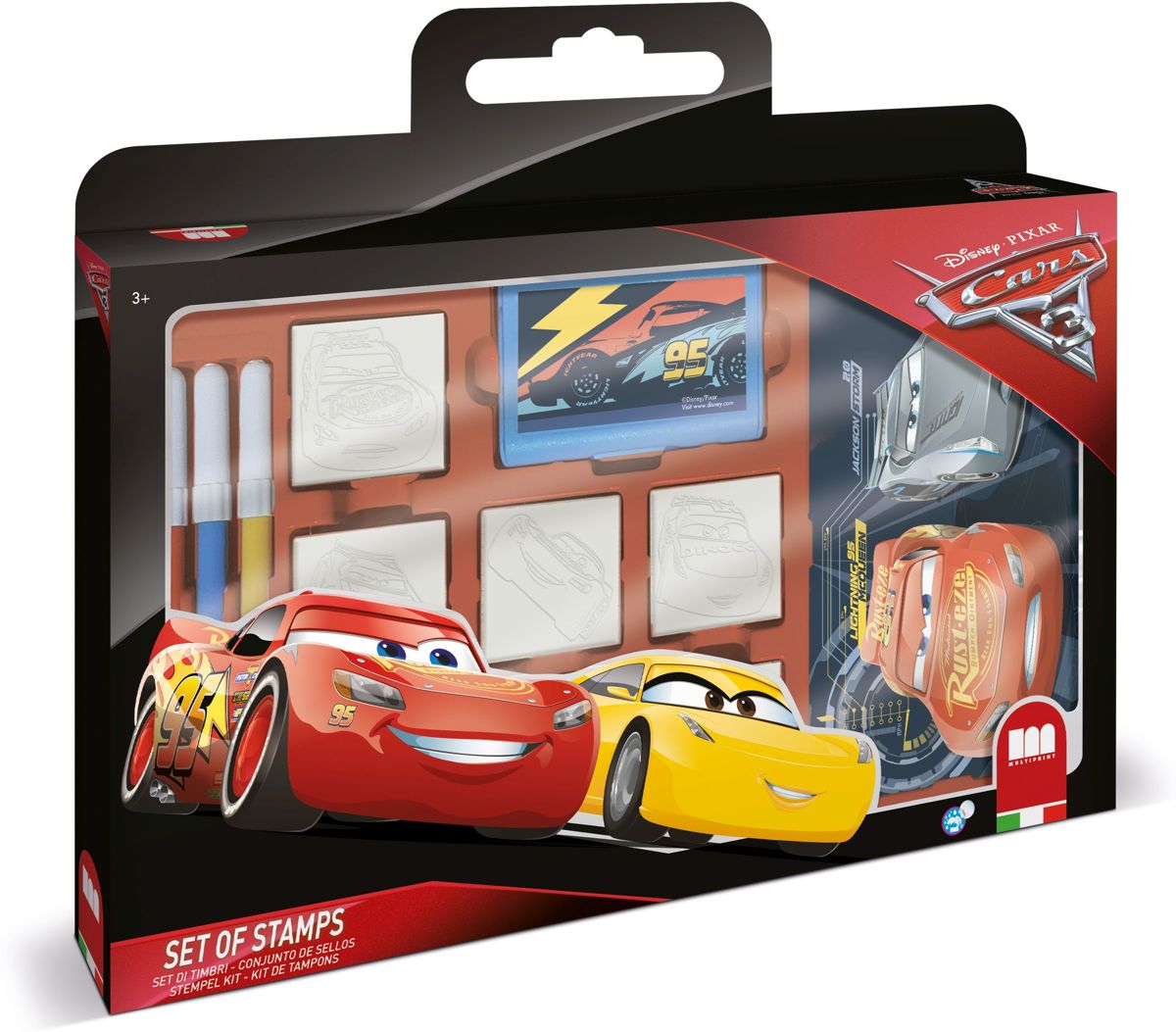 Multiprint  set Cars 3 - 7 St