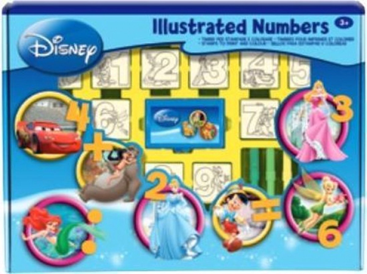   Kleurset Disney Cijfers 43-delig
