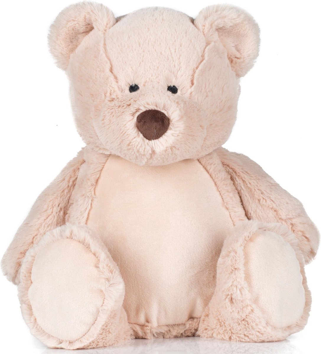 Mumbles Kinderen/Kinderen Zippie Teddybeer Zacht Pluche Stuk Speelgoed (Midden-Bruin)