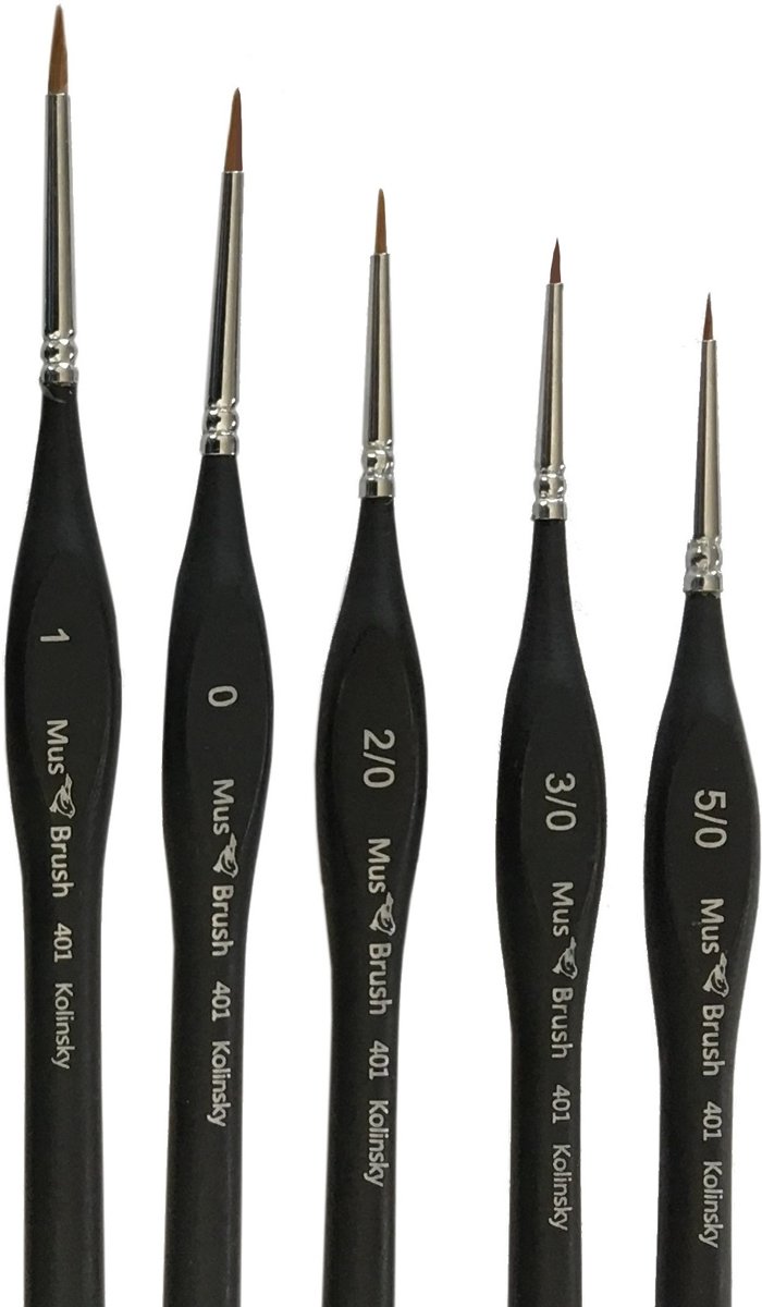 MusBrush set 5 stuks