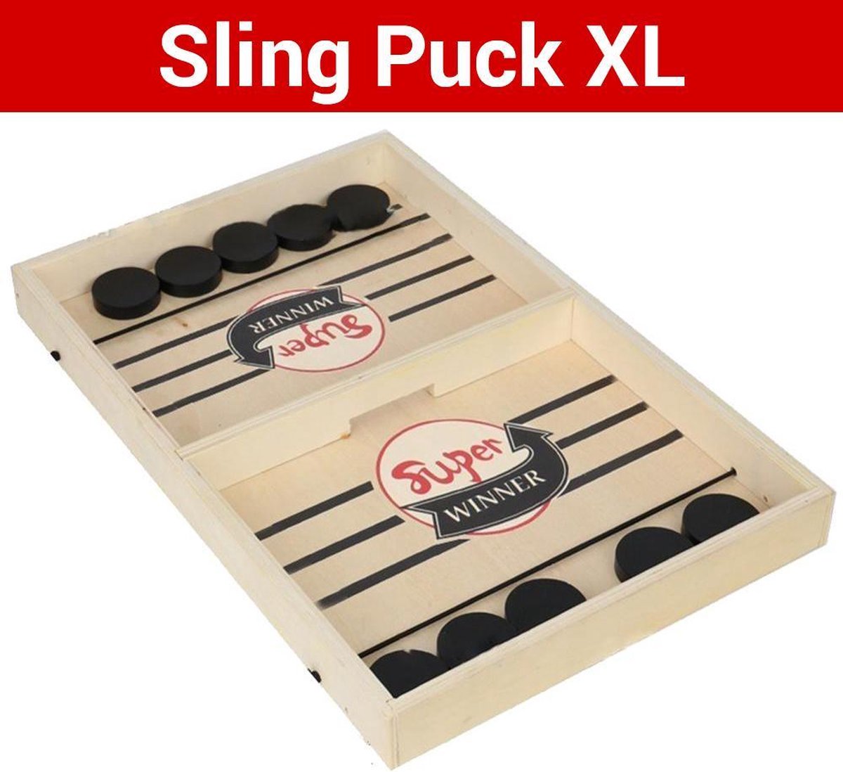 Slingpuck Game XL - Hockeyshots - Slingshot - Speelgoed Jongens - Sling Puck - Bordspel