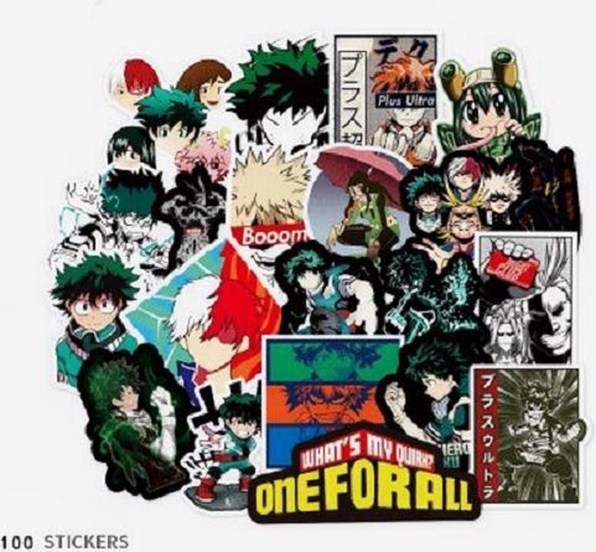 My Hero Academia Anime - 100 Stuks Water Proof Decoratie Stickers