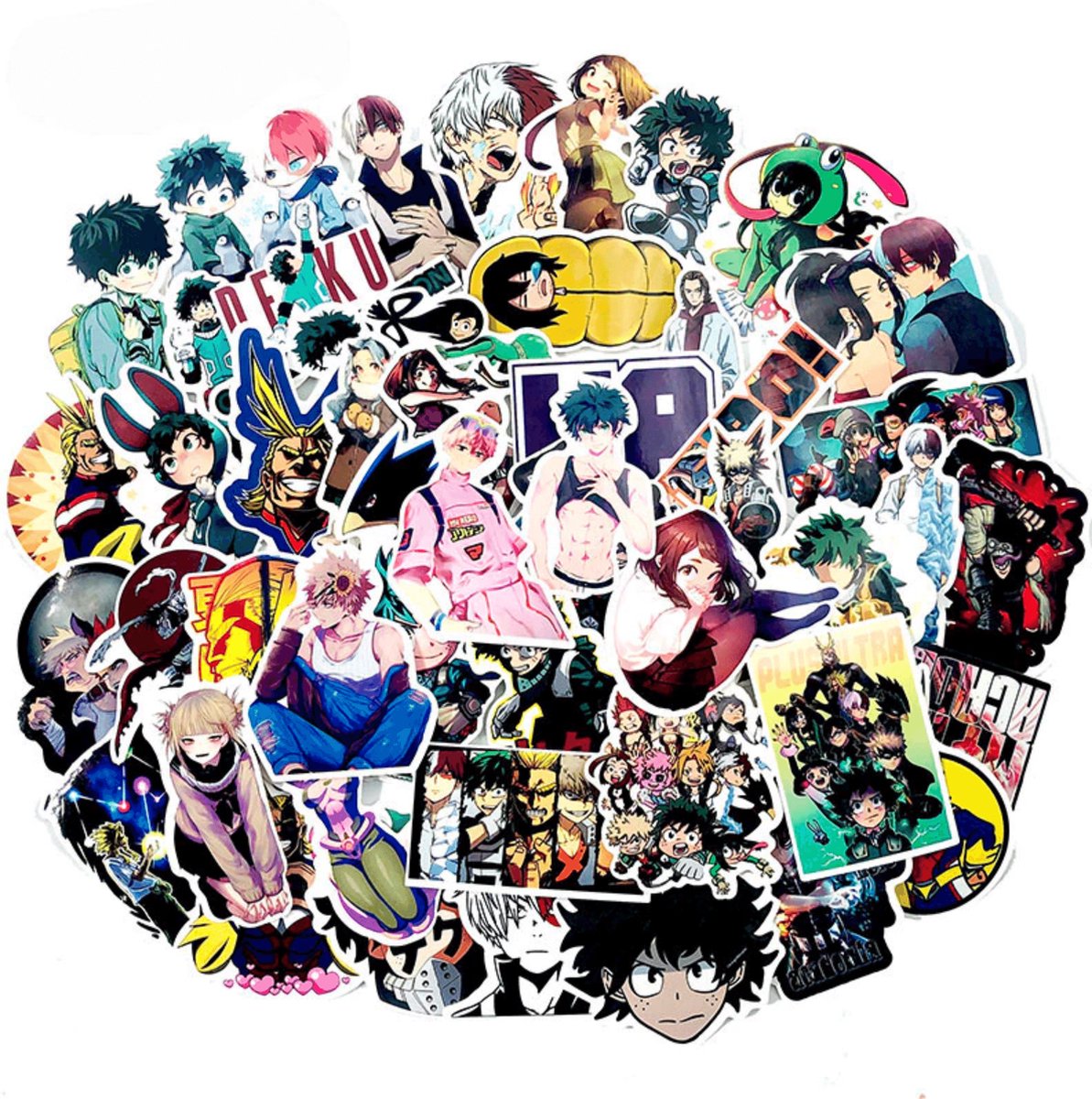 My Hero Academia Stickers - 73 Stuks - Manga - Anime - Stickers Volwassenen - Laptop Stickers - My Hero Academia Characters - My Hero Academia Manga