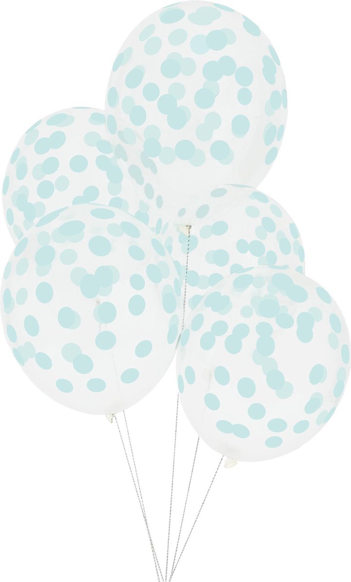 My Little Day - Ballonnen - Bollen Aqua - Set 5 - 30cm