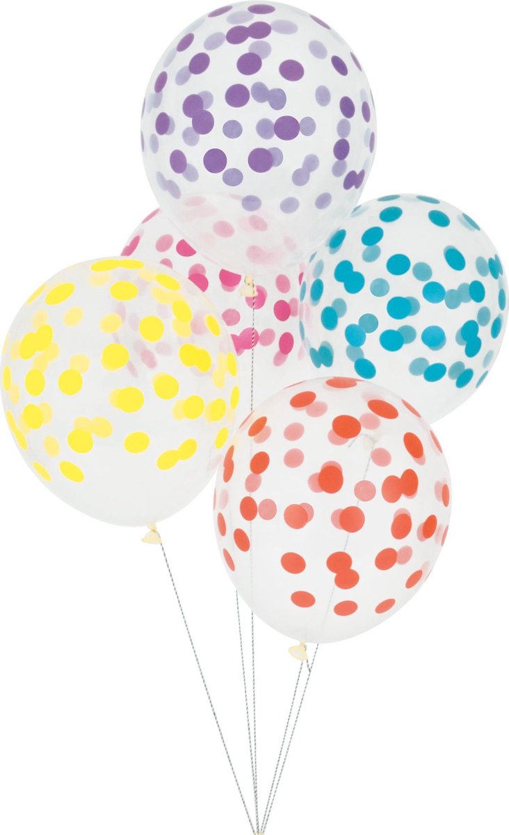 My Little Day - Ballonnen - Bollen multicolor - set 5 - 30cm