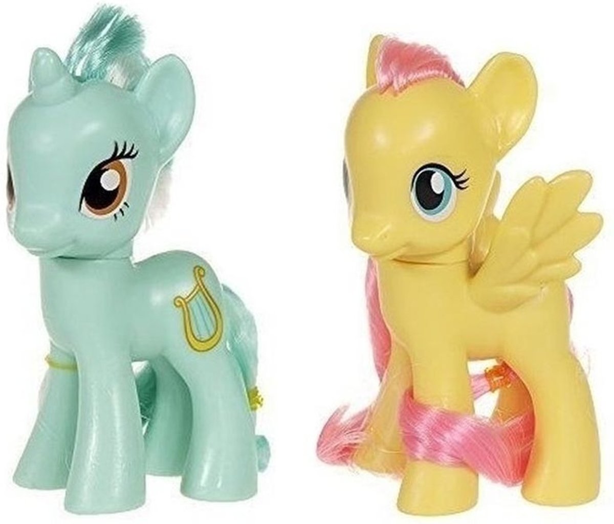 2x My Little Pony speelfiguren set Heartstrings/Fluttershy 8 cm