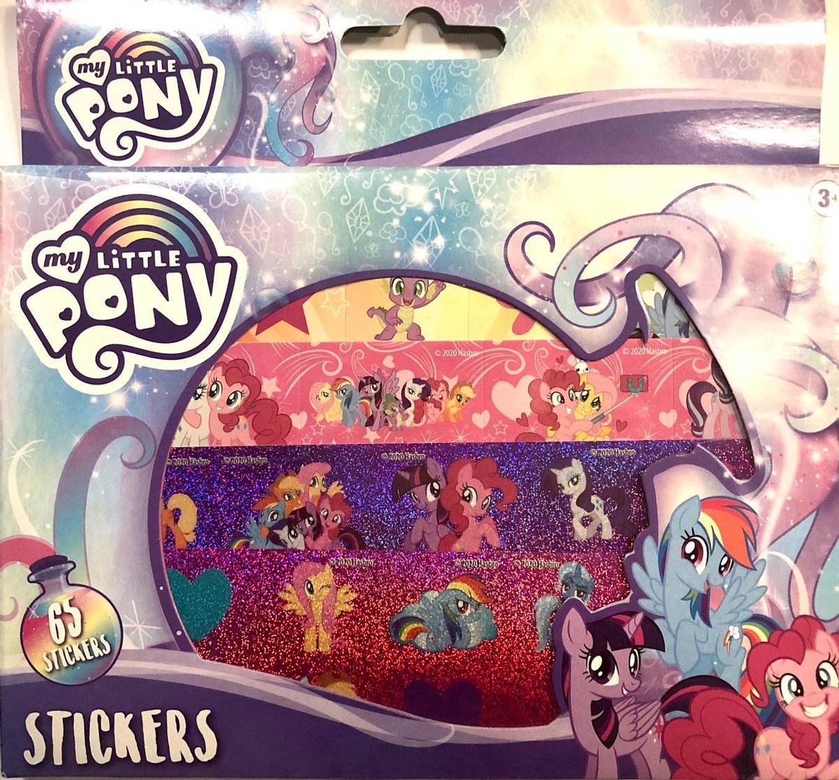 My LITTLE PONY stickerbox met 65 stickers