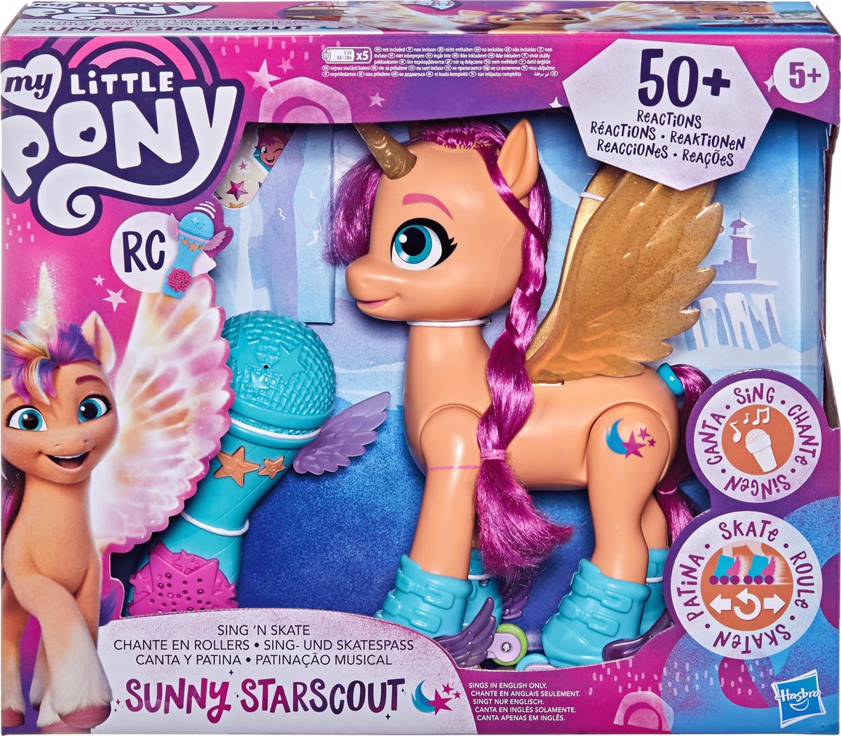 My Little Pony Film Zingende En Skatende Sunny - Speelfiguur