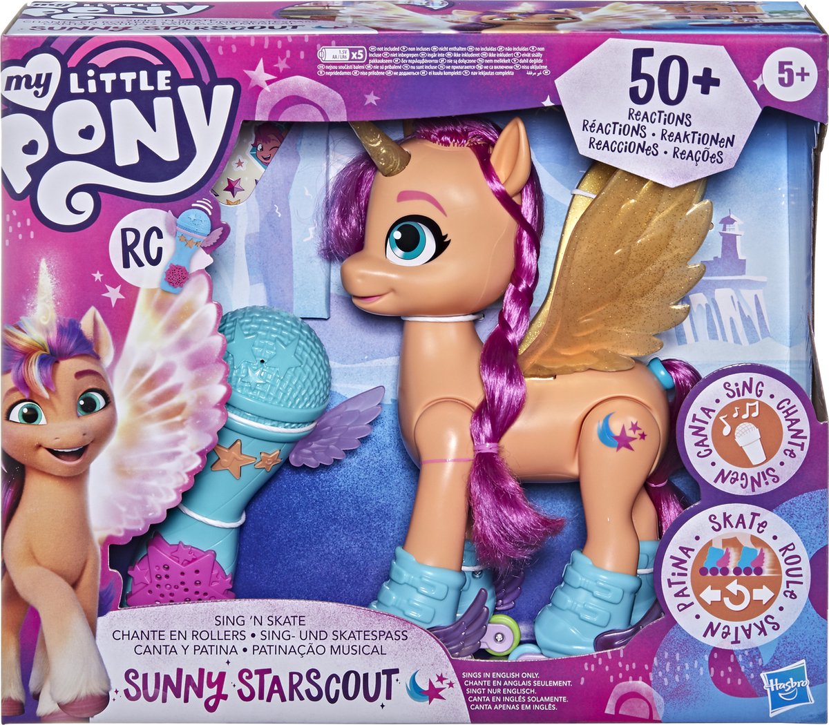 My Little Pony Film Zingende en Skatende Sunny - Franstalig Speelfiguur