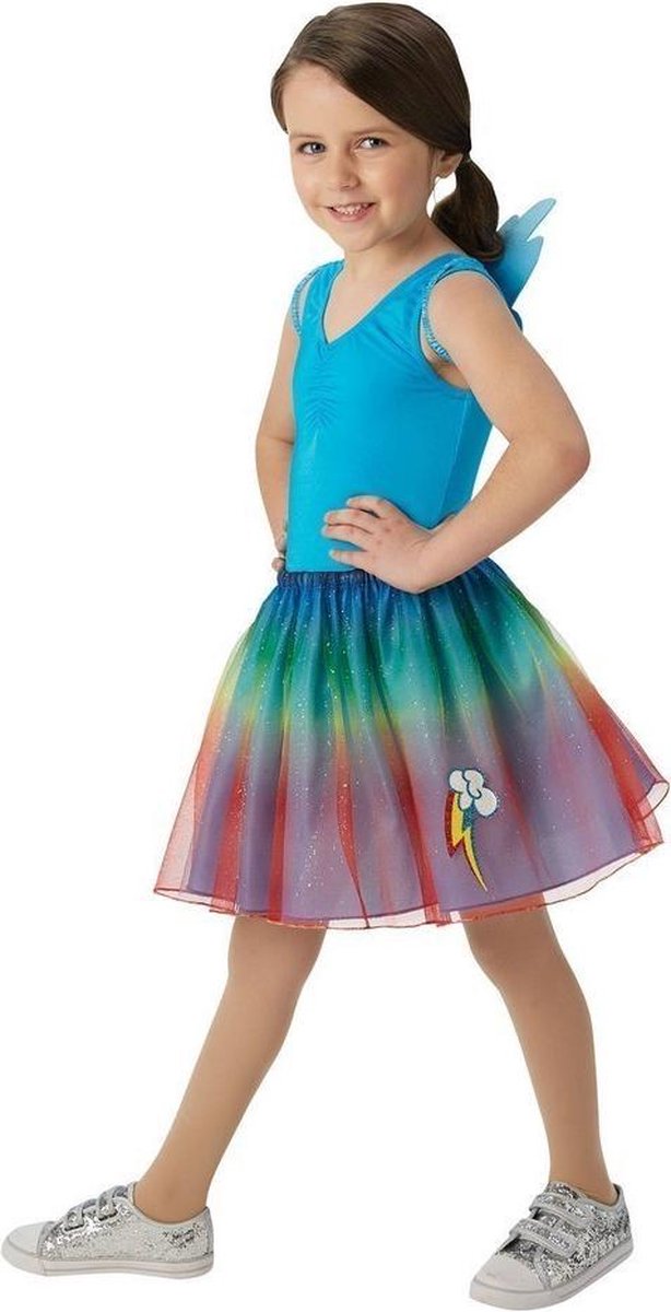 My Little Pony Girls Rainbow Dash Tutu Set (Multicoloured)