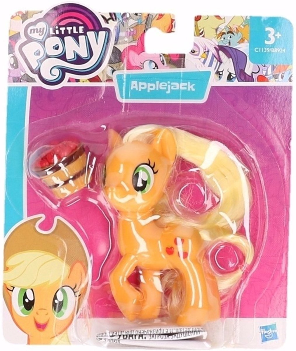 Plastic My little pony poppetje Applejack 8 cm