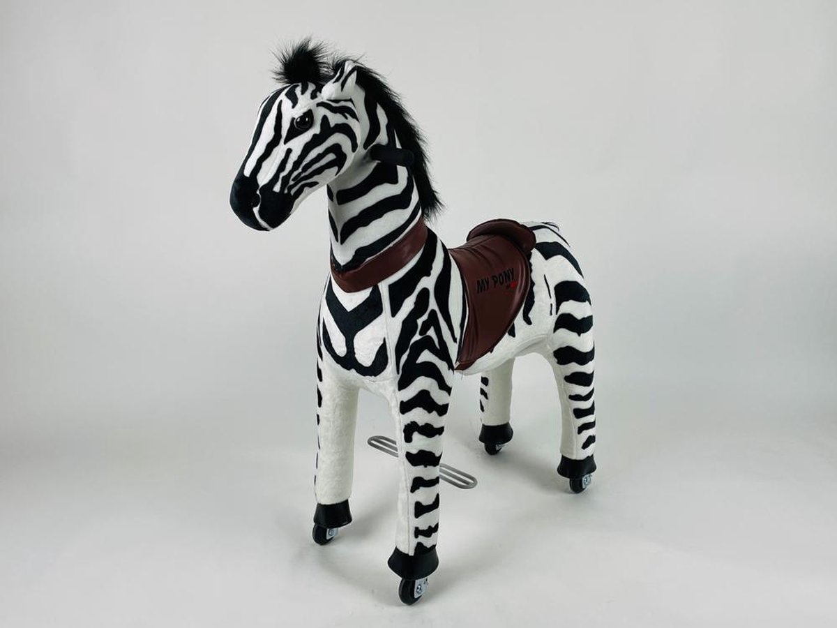 MY PONY, rijdend speelgoed zebra van ROLLZONE ®, 4 - 10 jaar (MP2001-M)