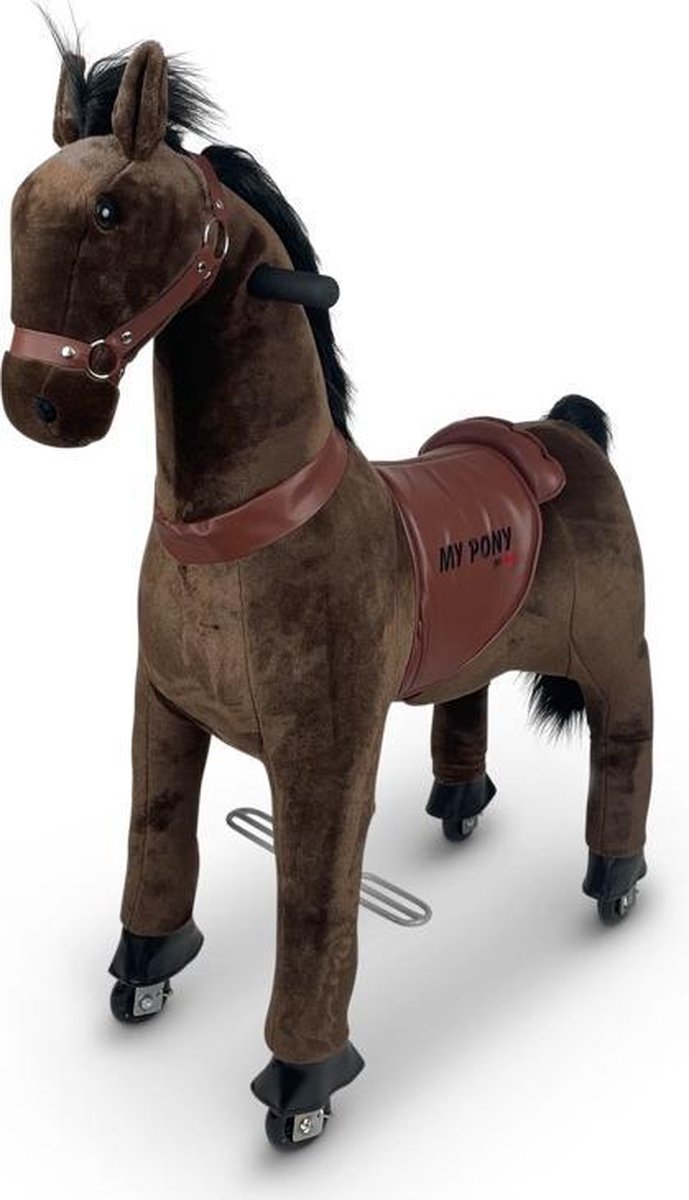   ROLLZONE - Rijdend speelgoed paard - (MP2008-M) - Zithoogte 65 cm - Kinder Hobbelpaard